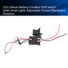 Cordless Drill Speed Control Trigger Switch 7.2 V - 24 V Li Battery Cordless Drill Speed Control Trigger Switch With Small Light