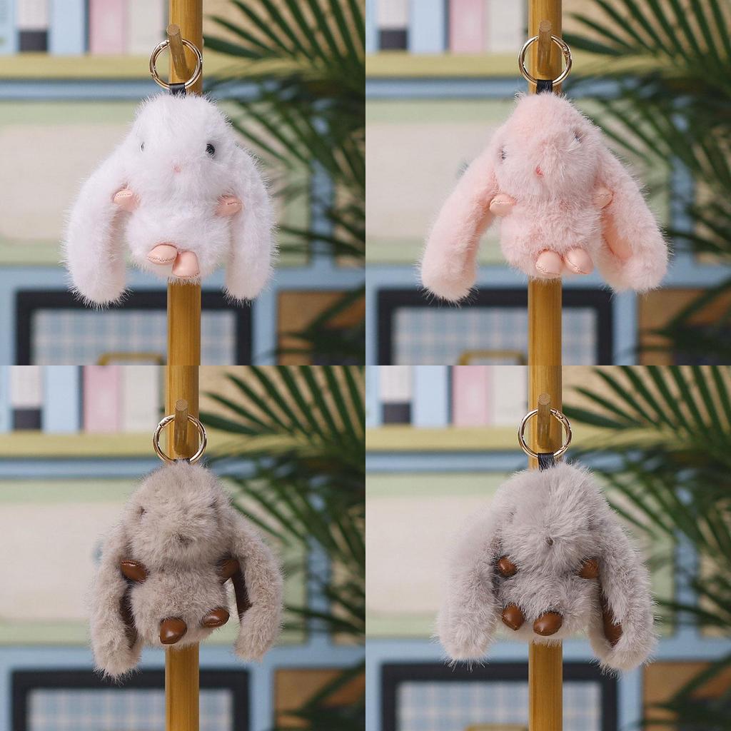 Plush Bunny Keychain With Pp Cotton Filling For Kids And Adults