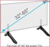 Universal TV Stand Base for 32 to 65 Inch Flat Screen LED LCD Plasma TVsaluminum alloy