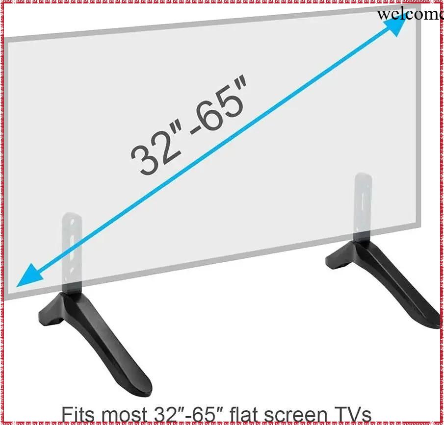 Universal TV Stand Base for 32 to 65 Inch Flat Screen LED LCD Plasma TVsaluminum alloy