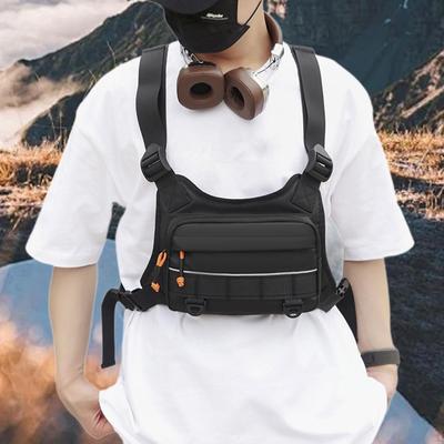 Sac de poitrine pour hommes Gilet Randonnée Cyclisme Escalade