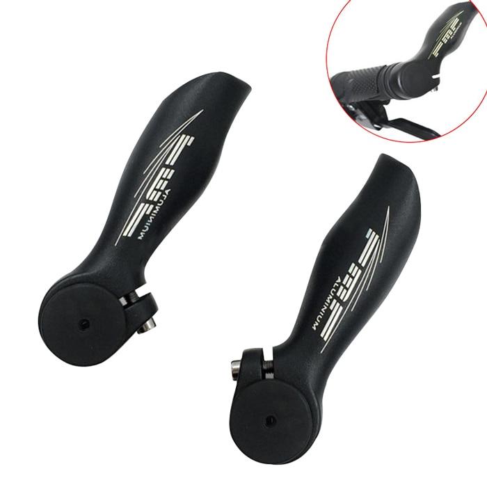 2 Pcs Dust-proof Bicycle Handlbar Horns Bar Bicycle MTB Bike Lockable Handlebar Bar