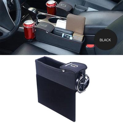 Autositz Lückenfüller Organizer Tasche Aufbewahrung Münzlederbox Multifunktionszubehör PU Halter Autoinnenausstattung Sto U0U2