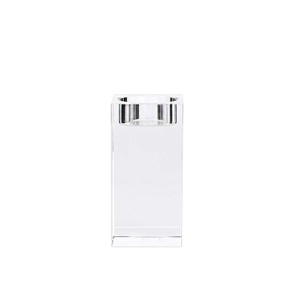 Modern Crystal Candle Holders Glass Candlestick Ornaments Creative Butter Lamp Holder  Indoor