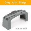 Wooden Train Station & Car Garage Toy Beech Wood Railway Bridge Compatible with All Major Track Brands