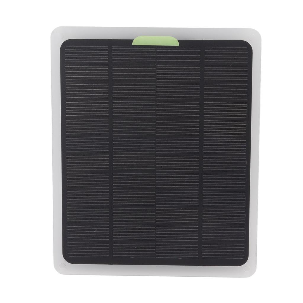 Solar Power Panel 10W Type C Dual USB Output Solar Charging Panel DC12V for Outdoor Work Travel