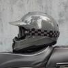 2024 new ORZ retro motorcycle helmet, American cruise full helmet, motorcycle with free brim