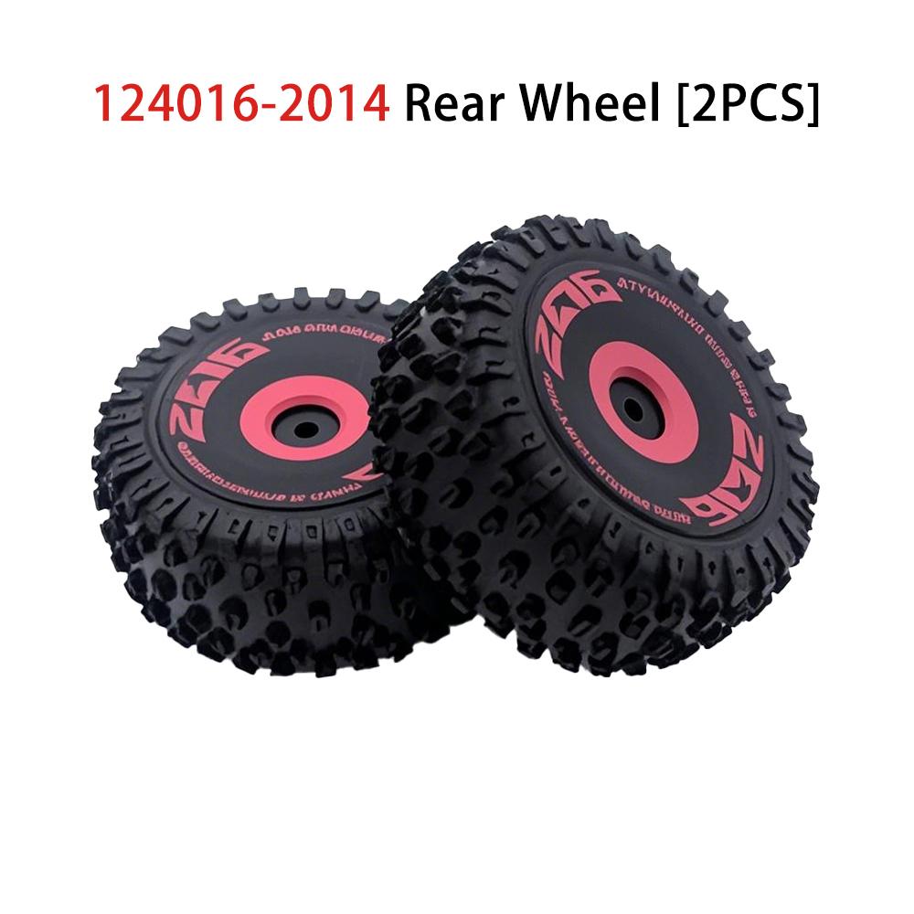 WLtoys RC Car Wheels Original Tires for 124007 124017 124019 124018 144001 144010 Remote Control Car Parts Rubber Tires Set