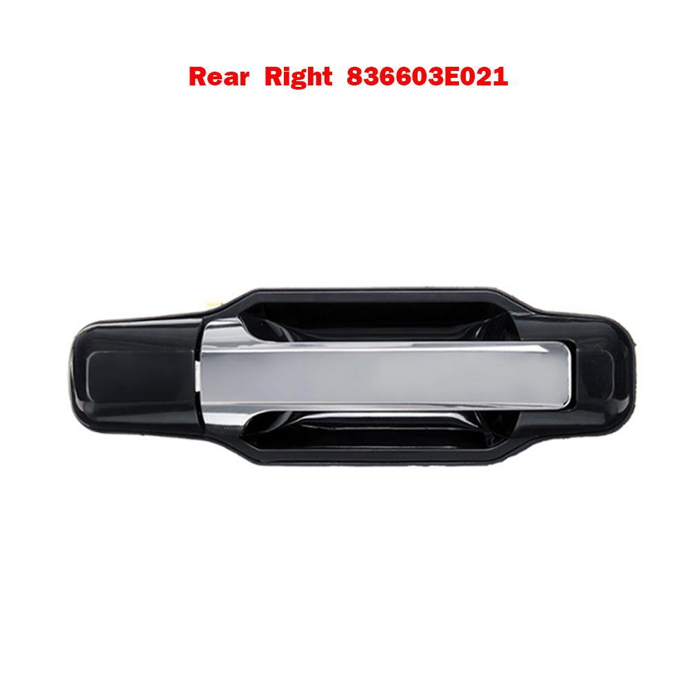 LHD Front Left/Right Black Exterior Door Handles For Kia Sorento 2003-2009 826503E021 826603E021 836503E021 836603E021
