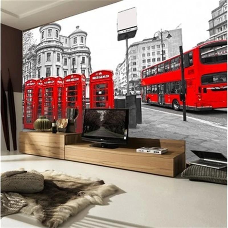 3d Wallpaper Romantic Pink Rose Flower Wall Painting Living Room Bedroom Home Decoration Wallpaper