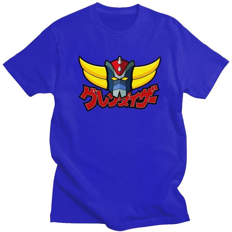 Custom Grendizer Avatar T Shirt for Men 100 Cotton Tshirt Tee Anime Goldorak Goldrake Ufo Robot Tshirt