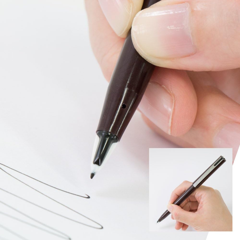 Pentel JM20ST-AMZ Plastic Fountain Pen, Plaman, 3 Color Set, Black, Red, Blue