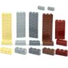 MOC City Thick Wall Figures Bricks 1x2 1x3 1x4 1+2 Dots Building Blocks Compatible 15533 98283 Educational House Contruction Toy