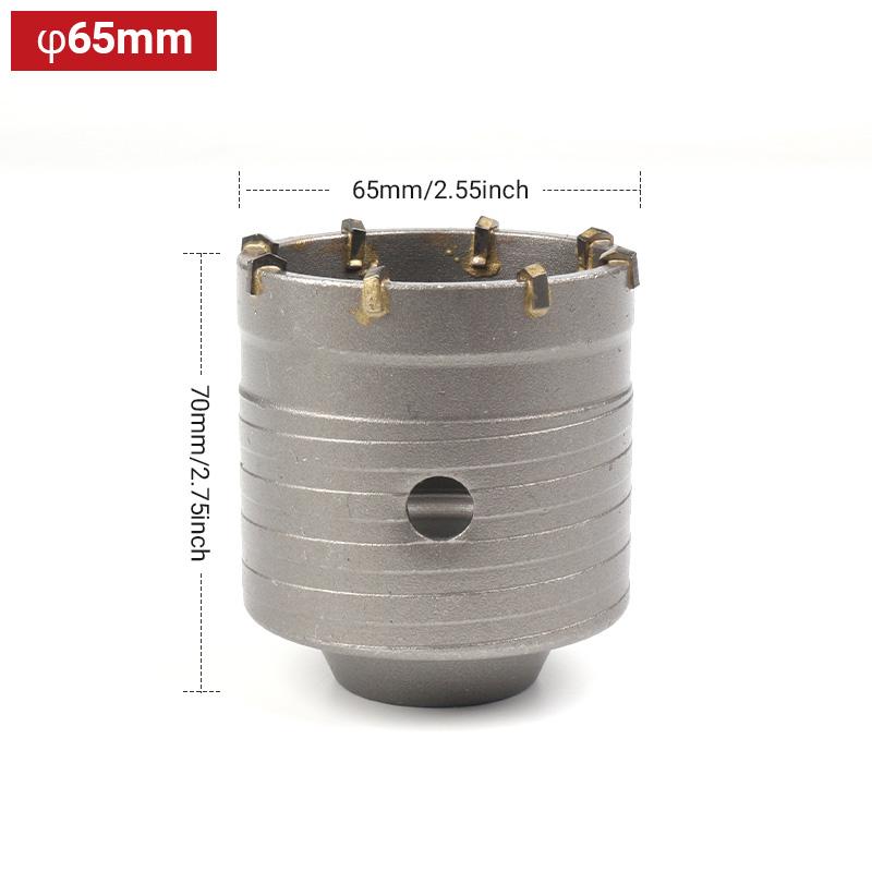 Wall Hole Opener Air Conditioning Pipe Impact Electric Hammer Drill Drill Drill Tool Brick Wall through Wall Dry Drilling Reamin