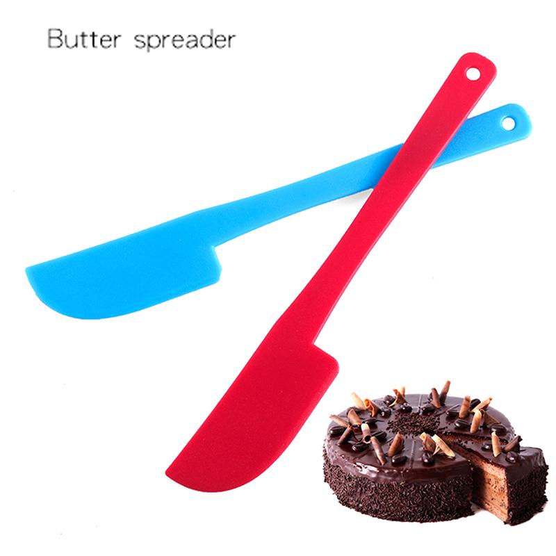 1 Packung Kunststoff Küche Backen Kuchen Sahne Spatel Rührgerät Spatel Pinsel Butter Zu