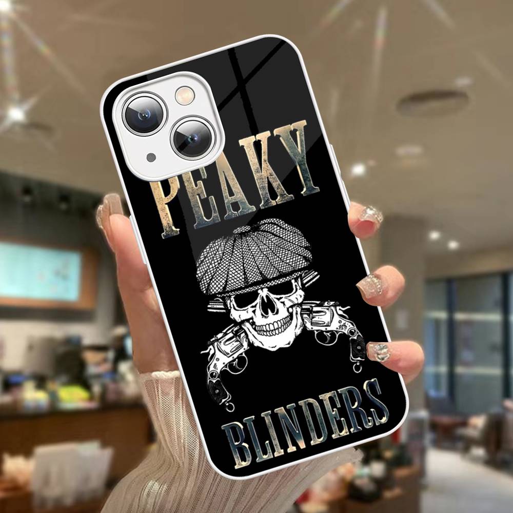 Movie P-Peaky-S B-Blinders For IPhone 14 13 12 Mini 11 Pro XS Max X XR 14 Plus Tempered Glass Cover