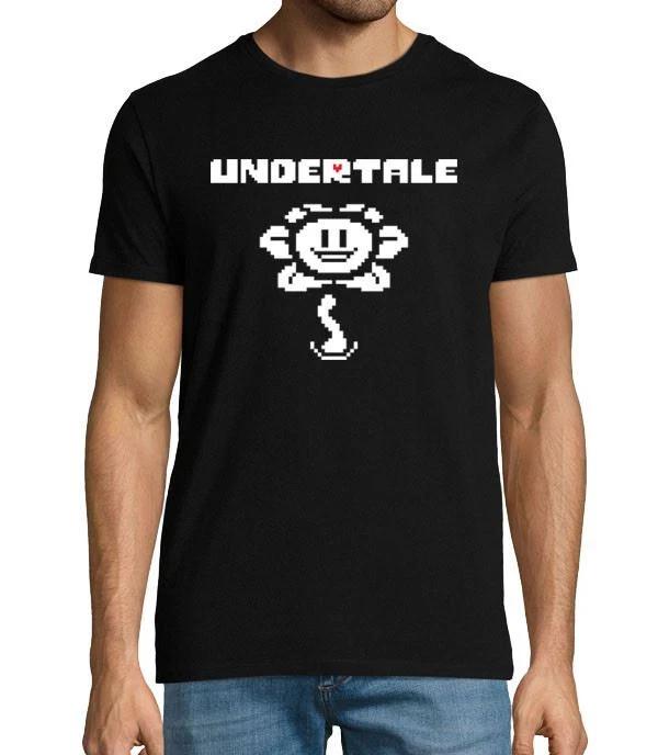 Undertale Flowey Logo Unisexs TShirt S