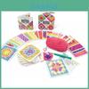 Encantador e Divertido O Conjunto de Cartas Granny Square Com 50 Lindos Cartões de Padrão de Tricô