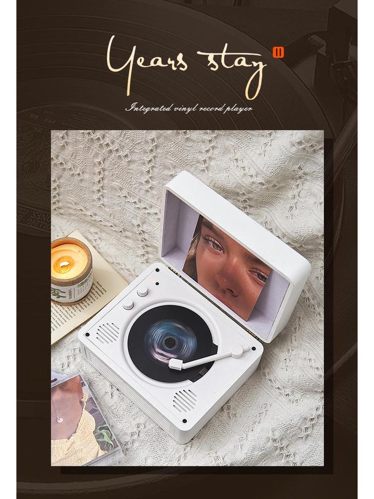 Retro Bluetooth All-in-One CD Player and Speaker - Perfect Birthday Gift