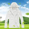 Women Men Solid Color Quick Dry Casual Outdoor Jacket Waterproof Windproof Sunscreen Sports Coat for Jogging