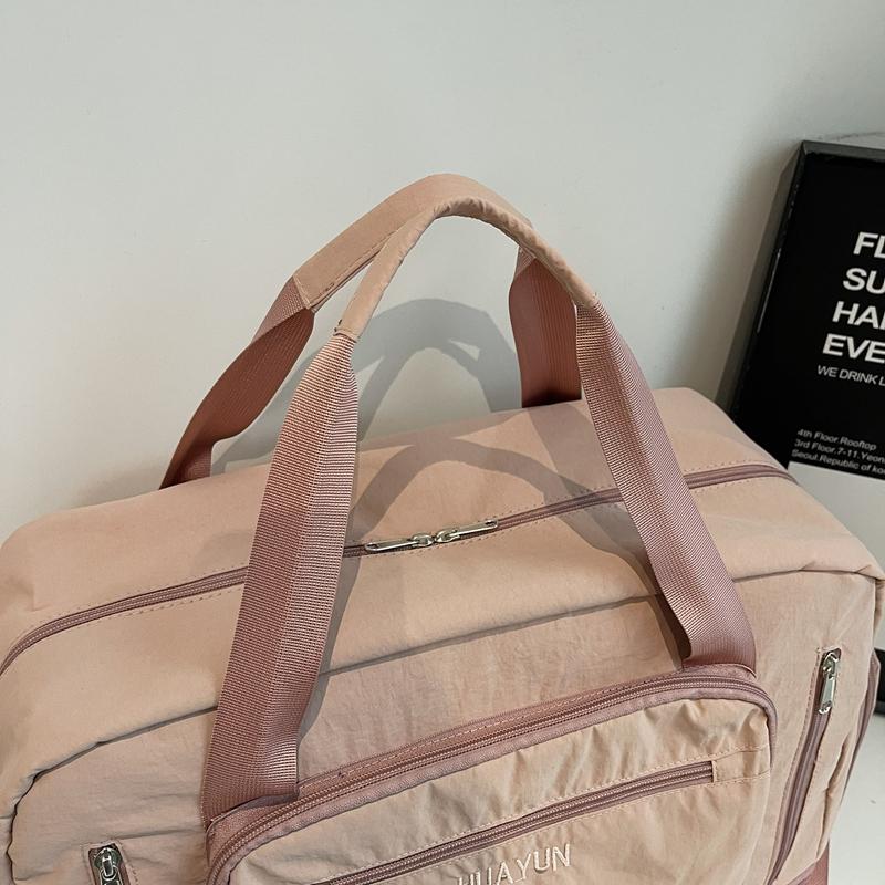 Dry And Wet Separate Gym Bag Large Capacity Travel Bag With Separate Shoe Bin Sports Bag Women's Portable Crossbody Bag