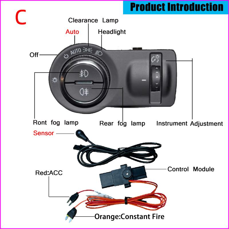 Auto Headlight Switch Module for Chevrolet Cruze Malibu TRAX for Opel mokka Astra J Regal Encore