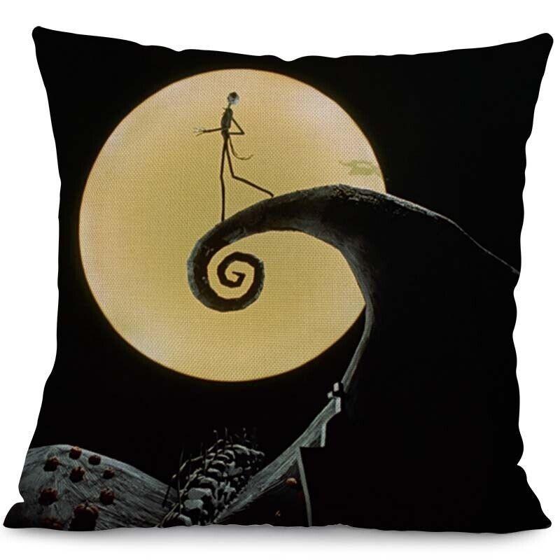 Nightmare Before Christmas Decorative Cushion Cover For Ghost Head Design Waist