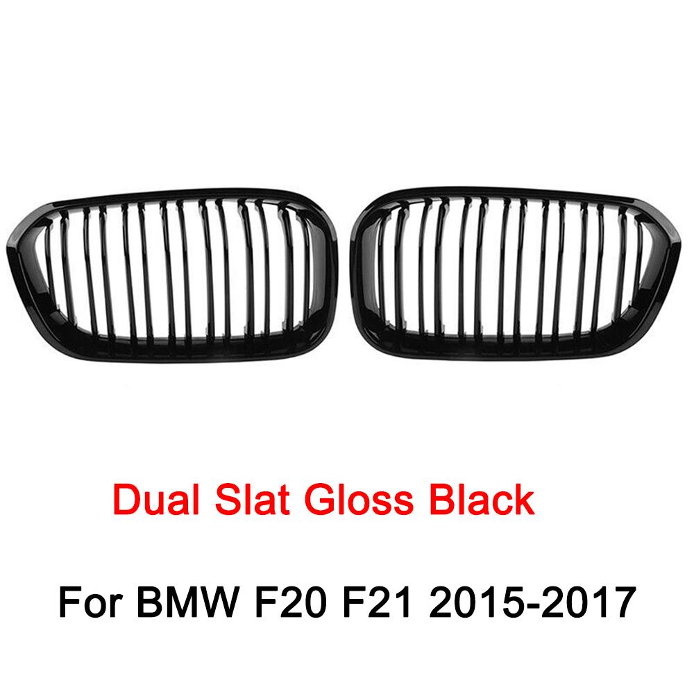 Glossy Black Car Front Bumper Kidney Grille Racing Grills Hood Grill For BMW 1 Series F20 F21 2012 2013 2014 2015 2016 2017