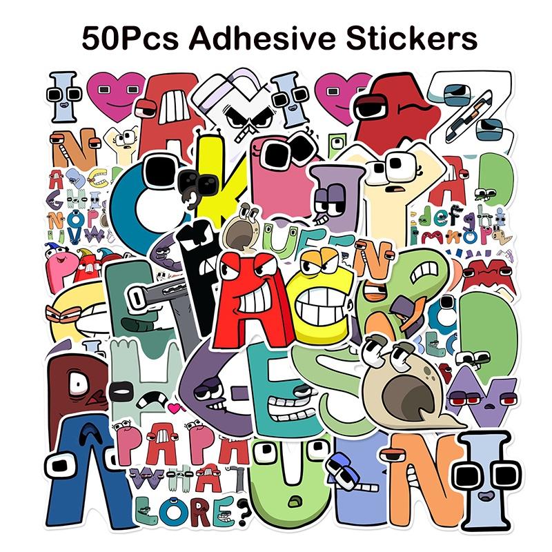 Lore Alphabet Keyring Stickers Toys Keychain Pendant Figures Kids Christmas Gift