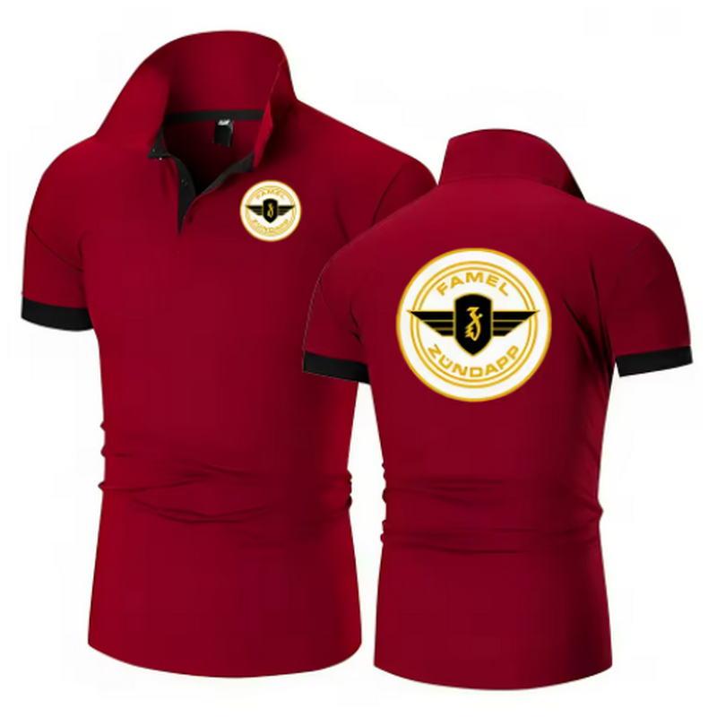 Limited Zündapp Zundapp Motorcycle Polo Shirt Fashion New Man's Summer F1 Short Sleeve Classic Slim Fit Golf Polo Shirt