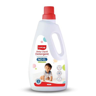 LuvLap Baby Laundry Detergent 1000ml, pH Balanced Anti-Bacterial Liquid for Sensitive Skin, Removes Stains & Odour Gentle Care