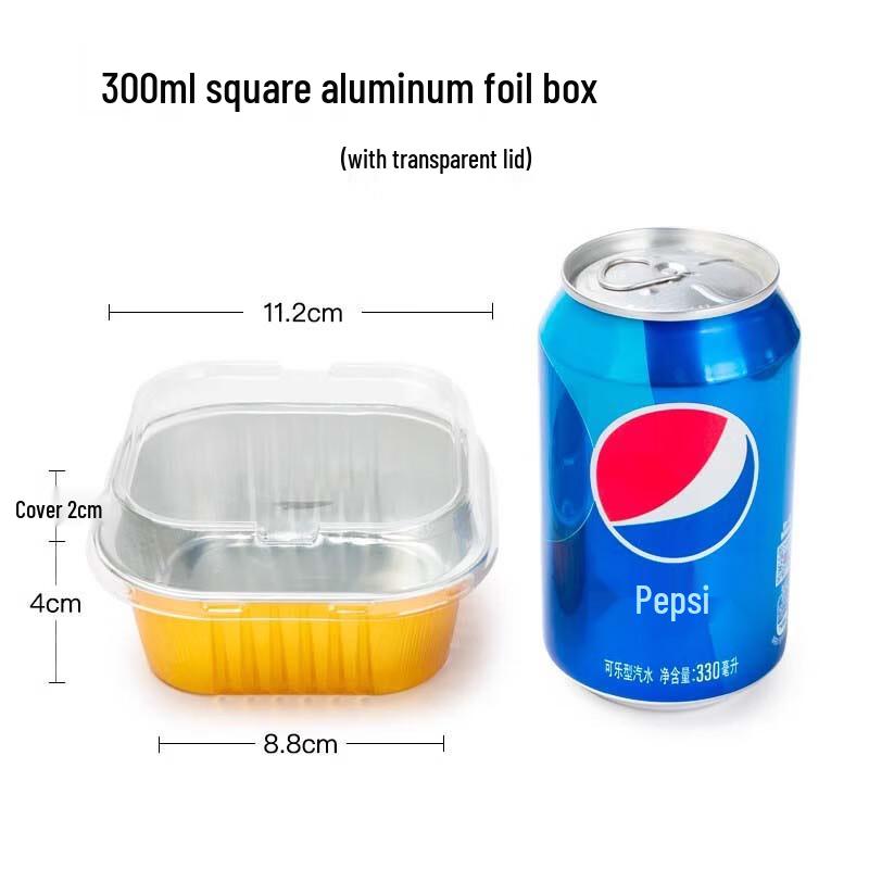 Sheng Bi Lai Disposable Aluminum Foil Meal Box with PET Lid