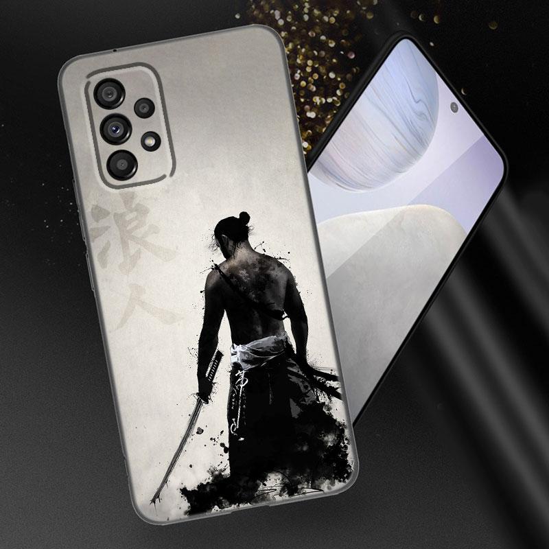 Japanese Samurai Art Phone Case For Samsung A04 A21 A30 A50 A52 S A13 A14 A22 A23 A32 A53 A73 5G A11 A12 A31 A33 A51 A70 A71 A72