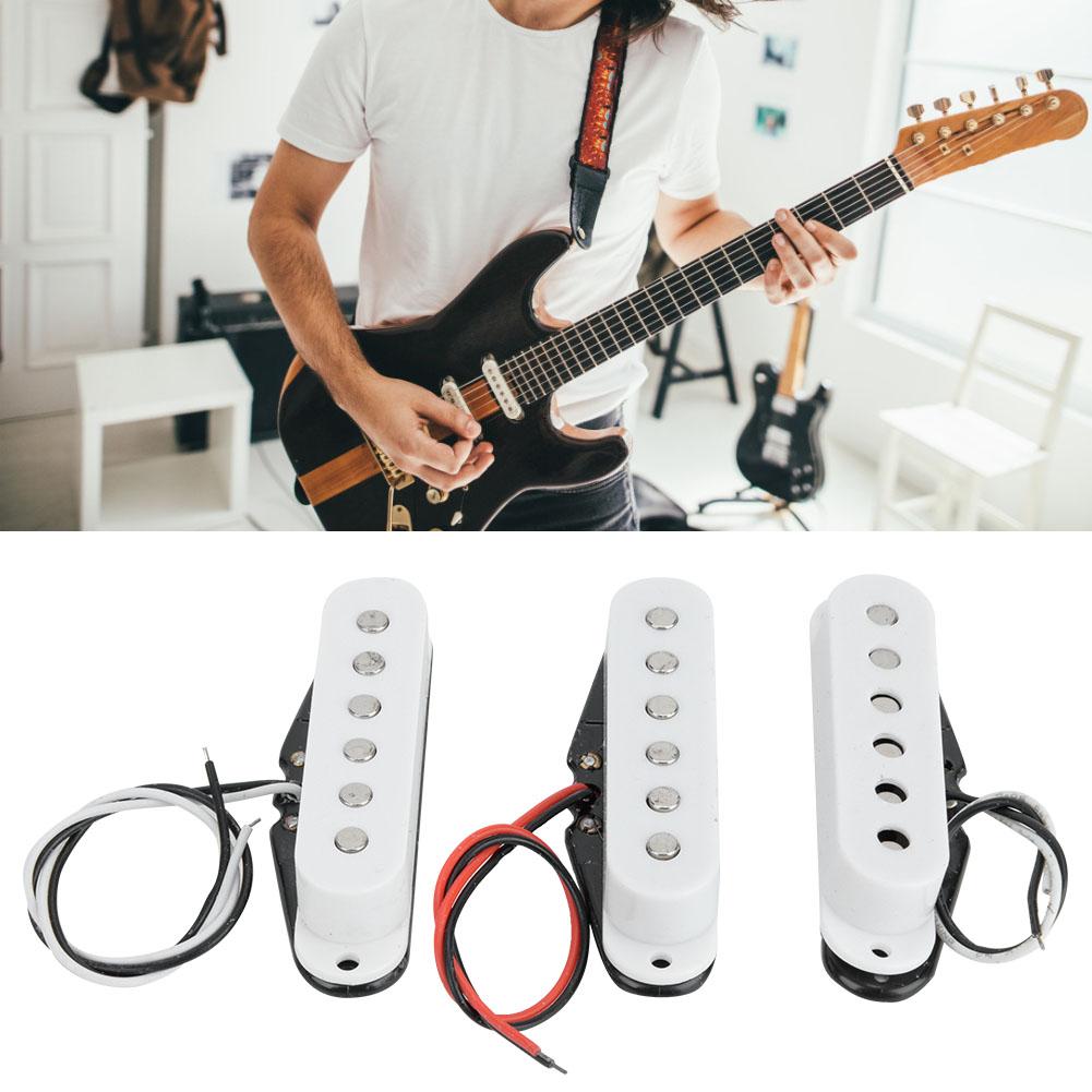 3Pcs Pickup Set Neck Single Coil Pickups for Electric Guitar Parts Replacement