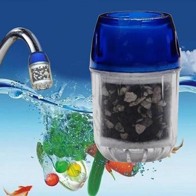 Depuratore d'acqua da cucina con filtro per rubinetto con carbone attivo di bambù facile da attivare