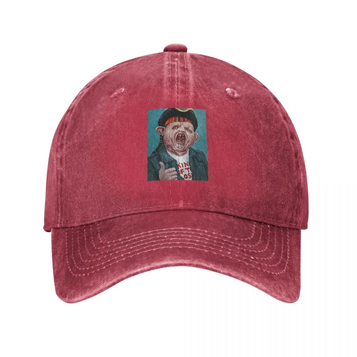 Hey You Guys Painting of Sloth Goonies Sloth Popart Sloth Goonies Oil Painting loser king Baseball Cap
