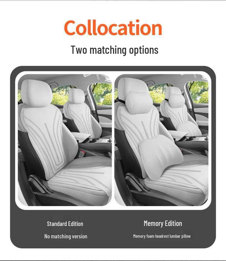 Funda de Cojín de Asiento de Ante para BYD Sea Lion 05EV - Ajuste Universal para las Cuatro Estaciones