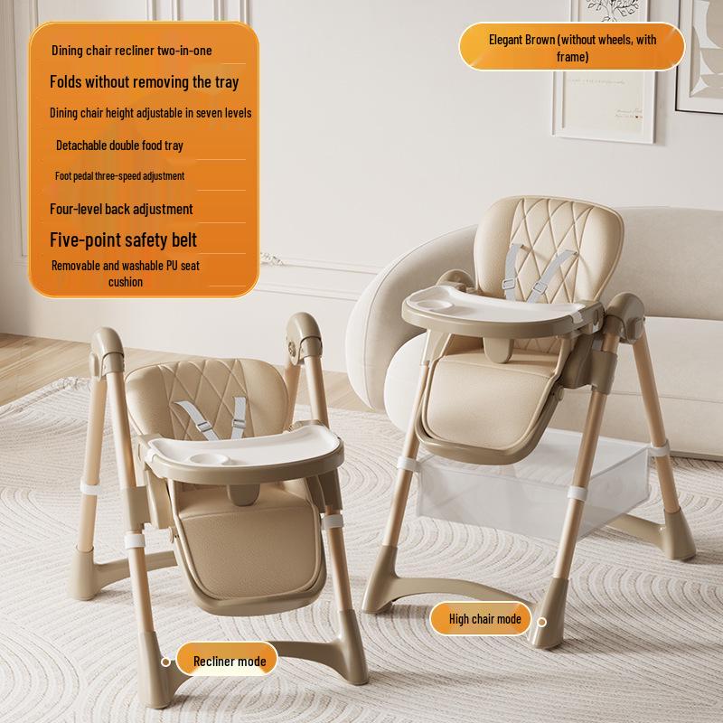 Multifunctional Portable Baby High Chair and Dining Table Set