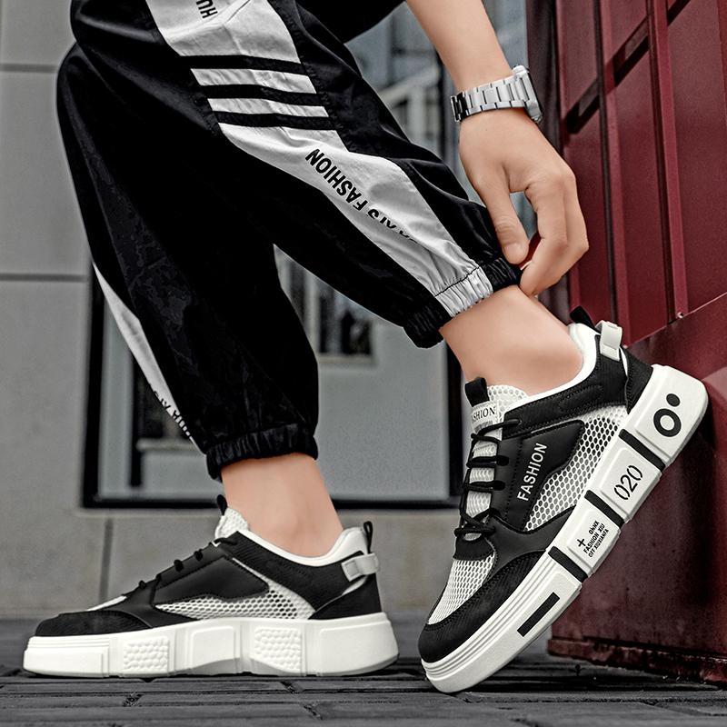 Women Summer Skateboard Shoes Students Running Sneakers Men Casual Kids Sport Shoes Height Increase Plus Size