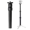 Telescoping Aluminum Center Column With 3 Adjustable Sections For Camera Mounts 1/4" 3/8" Compatibility