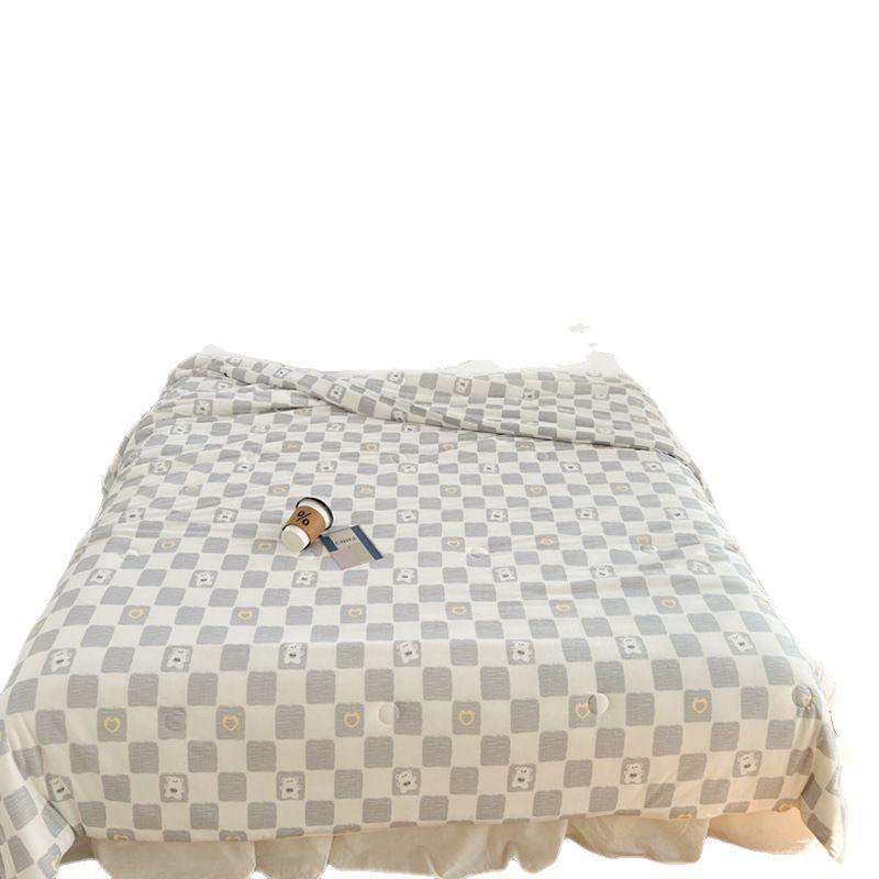 Leichte Baumwoll-Kinderbettdecke - Maschinenwaschbare Sommerdecke