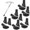 Universal 15Pcs Trekking Pole Tip Protectors Walking Stick Feet Cover NonSlip Pad Alpenstocks