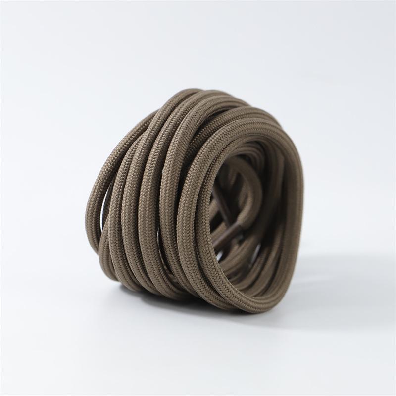 

Круглі шнурки для черевиків-дезертів, мартінсів та робочих черевиків жовто-коричневого, кавового, мокко та чорного кольорів. 160 cm