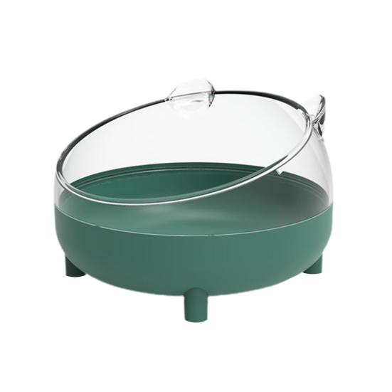 Bañera para hámster Resistente a caídas Forma bonita Fácil de lavar Panorámica Transparente Gran espacio de descanso Doble uso