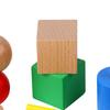 Montessori Sorting Games Sensory Toy Stacking Toys Shape Matching Nut for Age 1 2 3 4