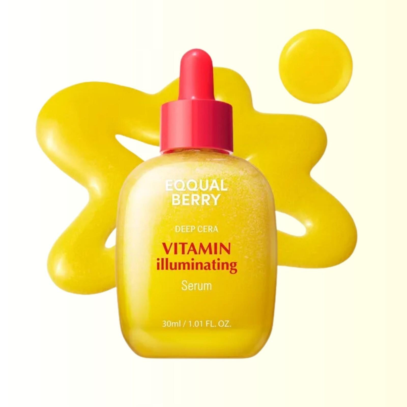 

EQQUALBERRY Витаминная осветляющая/ Бакучиол разглаживающая сыворотка 30 мл Vitamin