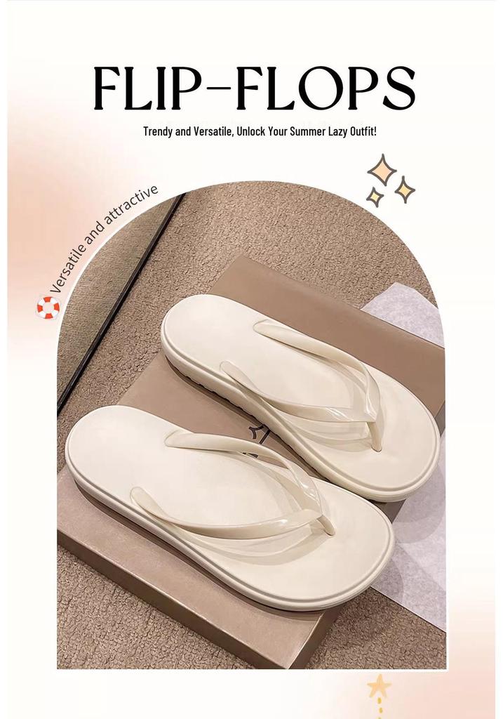 Women's 2026 Summer Anti-slip High-grade Flip-flops for Indoor & Outdoor Use