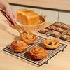 Non-Stick Baking Tray Steel Cookies Drying Holder New Cake Cooler
