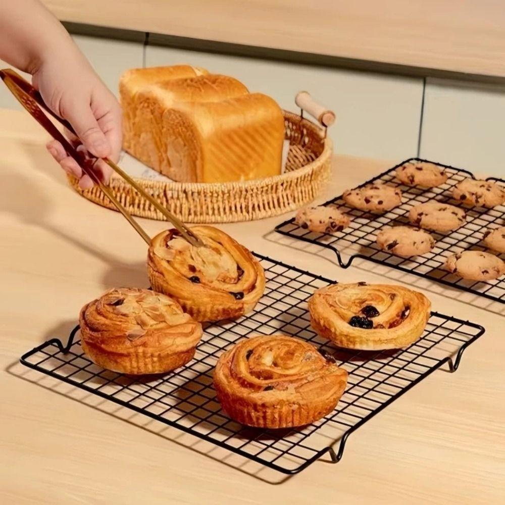 Non-Stick Baking Tray Steel Cookies Drying Holder New Cake Cooler
