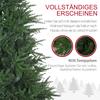 Christmas tree, artificial fir, realistic appearance, quick assembly, plastic, green, 114 x 114 x 180cm